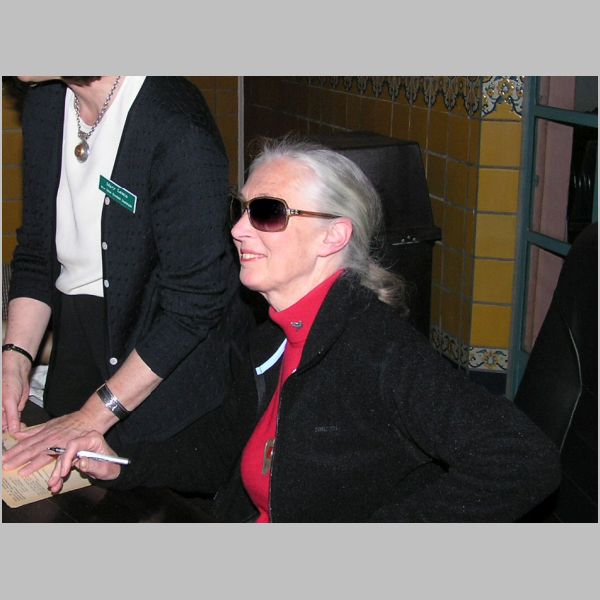 Jane Goodall - Arlington Theater - 7 April 2004