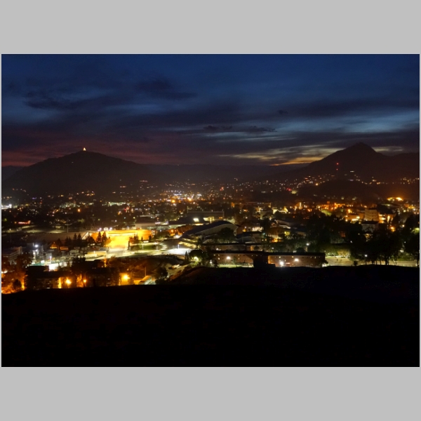 Climbing to the Cal Poly P - 24 December 2017