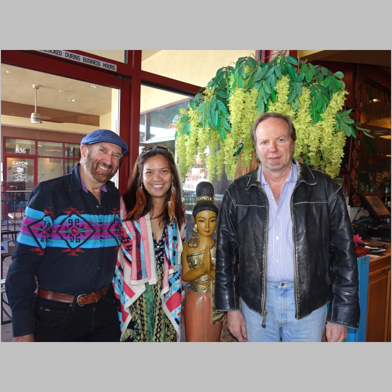 With John Craig - Basil Restaurant - Paso Robles - 20 December 2017 - Photo by Kenny