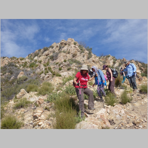 Steep Initial Descent from Top Ridge
