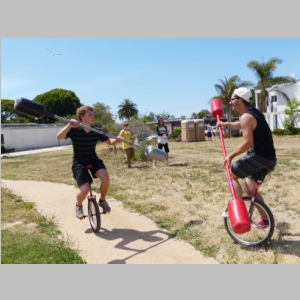 Unicycling - 38th Annual Isla Vista Juggling Festival -- 3-4 May 2014